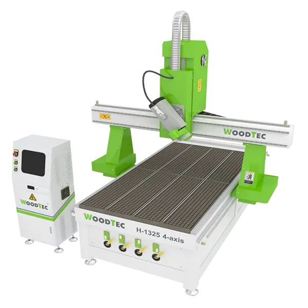 Фрезерно-гравировальный станок с ЧПУ WoodTec H 1325 4-axis